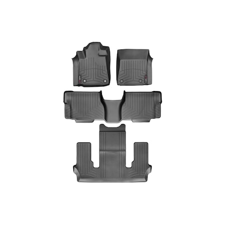 Weathertech Front, Rear, and Rear Floorliners, 444081-44093-4-5 444081-44093-4-5